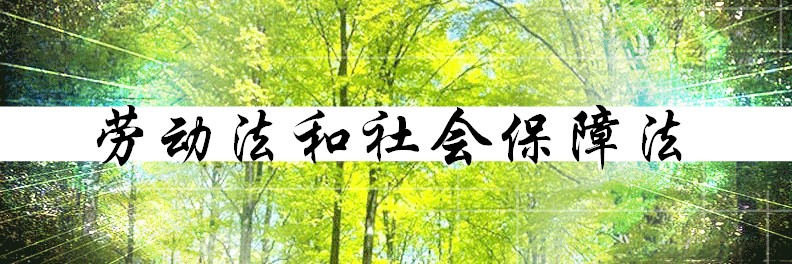 勞動(dòng)法和社會保障法